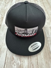 Image 1 of DIRTY MONEY HATS RED OR BLACK
