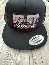 Image 2 of DIRTY MONEY HATS RED OR BLACK