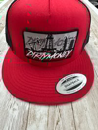 Image 4 of DIRTY MONEY HATS RED OR BLACK