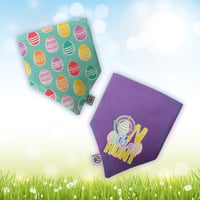 Image 1 of On the Hunt / Easter Eggs Reversible Bandana 
