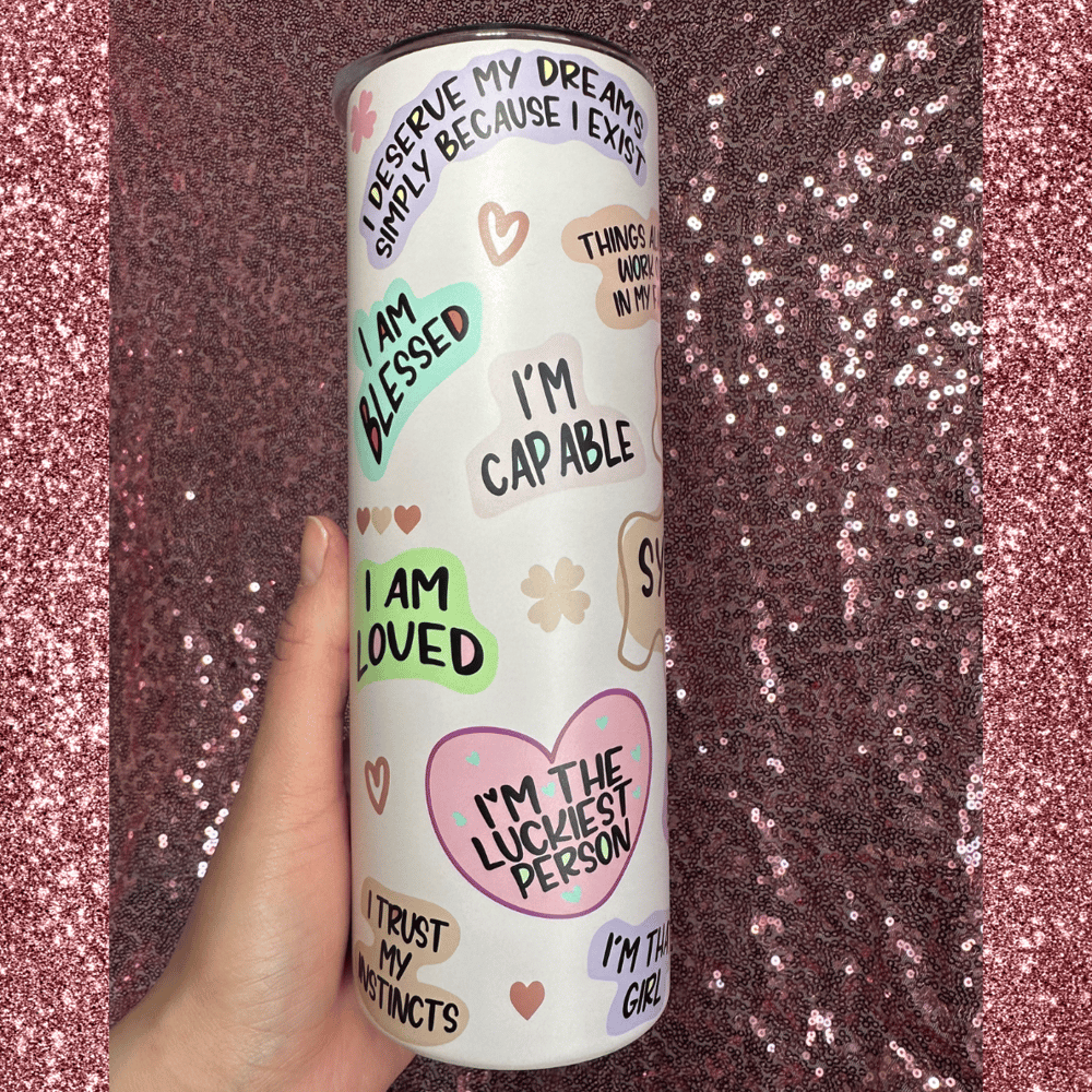 Image of Lucky Girl Syndrome 20oz Tumbler🍀💖