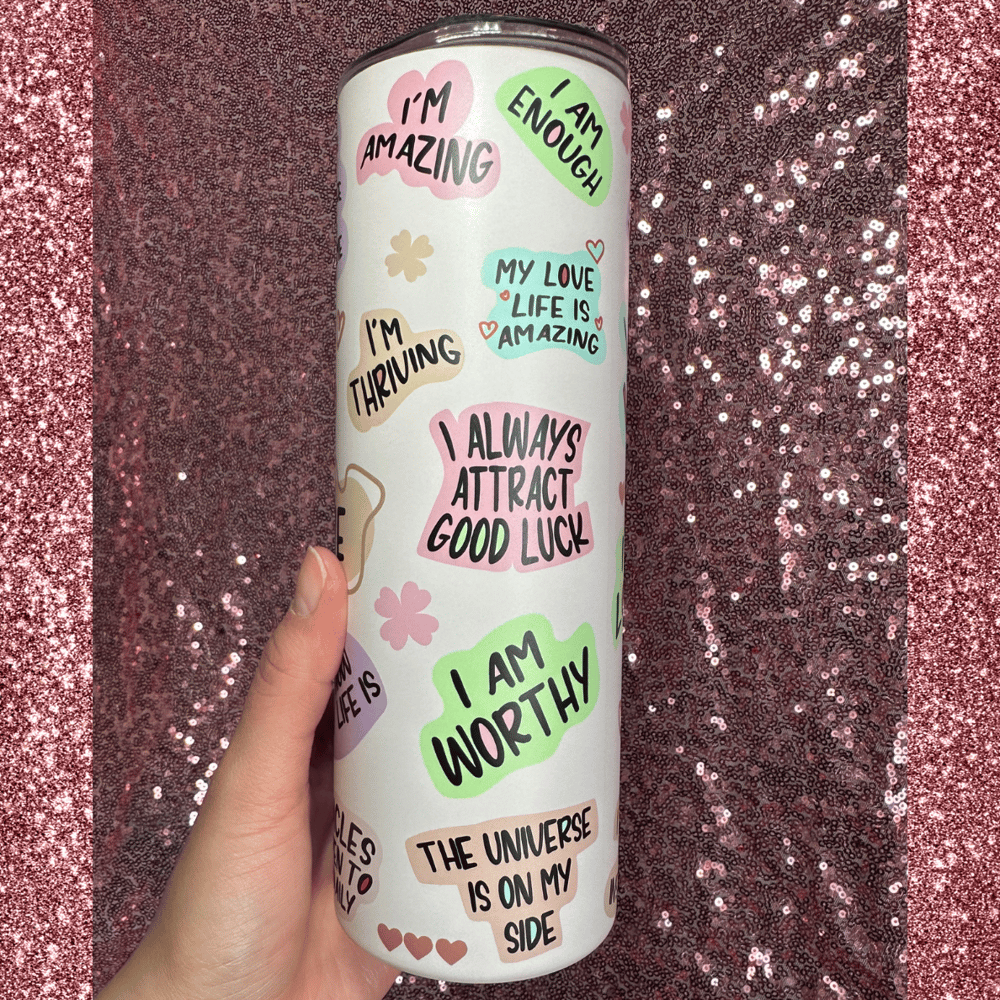 Image of Lucky Girl Syndrome 20oz Tumbler🍀💖