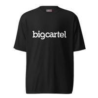 Big Cartel branded Unisex performance crew neck t-shirt