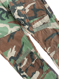 Image 4 of 20471120 PAPER Reconstructed Military Camo Pants - 30