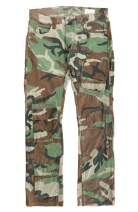 Image 1 of 20471120 PAPER Reconstructed Military Camo Pants - 30