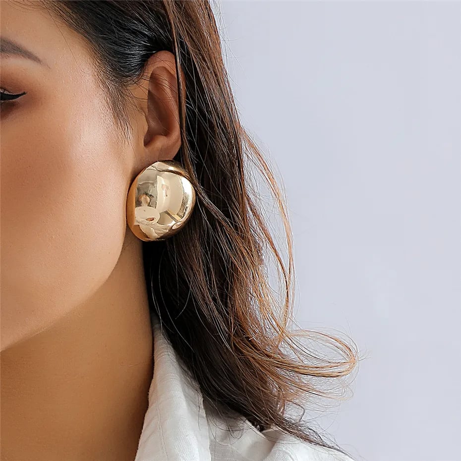 Image of Liora XL earrings (shiny and matt)
