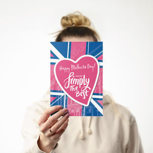 Image of Mother's Day Card For Rangers Fans - Union Jack