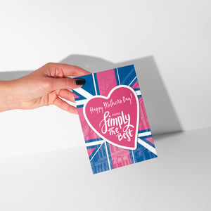 Image of Mother's Day Card For Rangers Fans - Union Jack