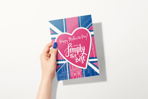 Image of Mother's Day Card For Rangers Fans - Union Jack