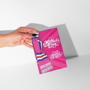 Image of Mother's Day Card - Pink Rangers Scarf