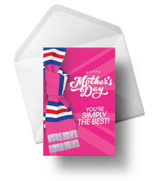 Image of Mother's Day Card - Pink Rangers Scarf