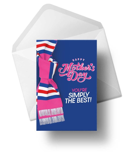 Image of Mother's Day Card for Rangers Fans