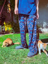 Mooncat print - unisex wide-leg pants