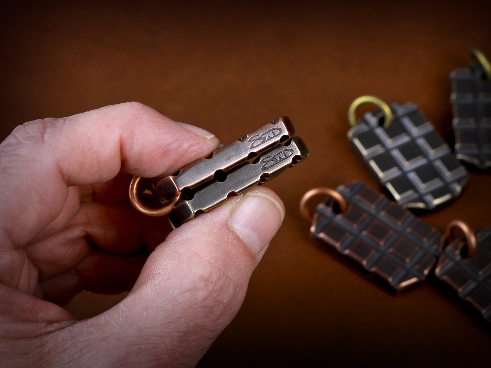 Frag Tag - Copper & Brass | Stonewood EDC