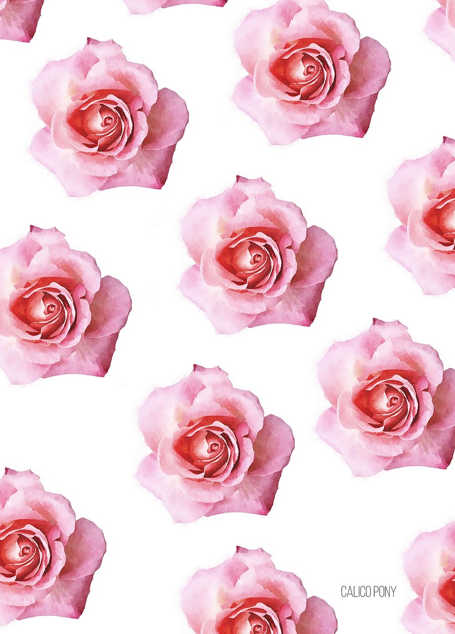 Image of The Isobel Tea Towel - Pink Rose