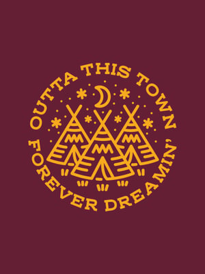 Image of Forever Dreamin' | Maroon T-Shirt 💭