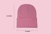 Image 4 of Custom Chain Stitched Beanie 