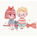 Ghibli Couples Stickers & Prints