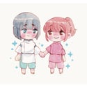 Ghibli Couples Stickers & Prints
