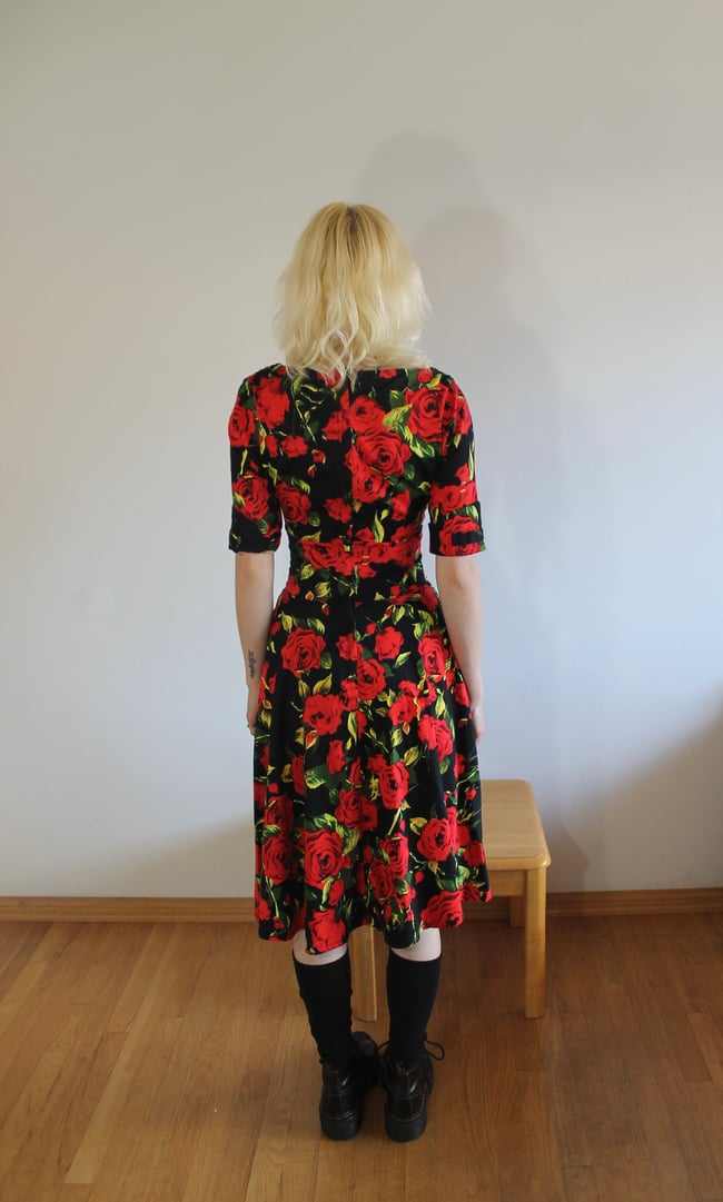 Unique Vintage Rose Dress