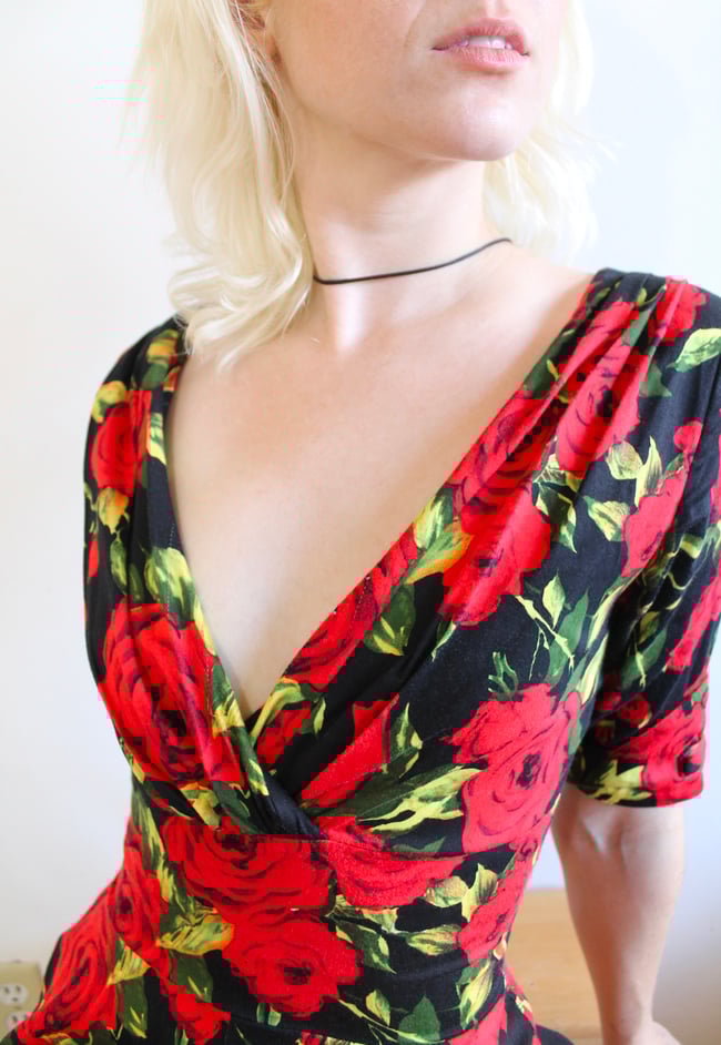 Unique Vintage Rose Dress