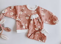 Image 1 of Mauve floral lounge set