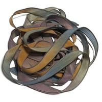 Image 1 of 1PC. SEDUCTION  42" hand dyed wrist wrap bracelet silk ribbon/by COLOR KISSED SILK