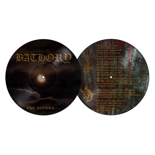 Image of BATHORY - THE RETURN... - VINYL 12" PICTURE DISC LIMITED EDITION