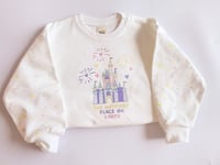 Image 1 of Pastel castle sweatshirt