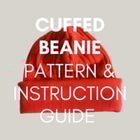 Image 1 of Cuffed Beanie Pattern & Instruction Guide