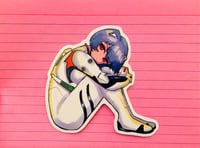 Image 2 of rei ayanami sticker