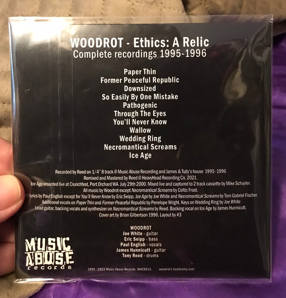Woodrot- Ethics: A Relic CD