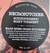 Image 5 of NECROBUTCHER "Schizophrenic Noisy Torment" LP