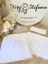 GIRLS French Lace ΛΑΔΌΠΑΝΑ - BAPTISM TOWELS AND SHEET SET