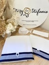 BOYS NAVY ΛΑΔΌΠΑΝΑ - BAPTISM TOWELS AND SHEET SET