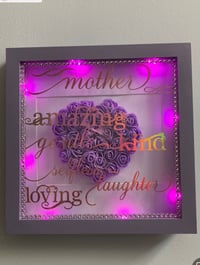 Image 2 of Mother Quote light up Box Frame