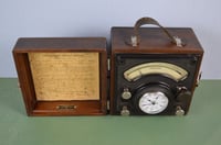 Image 5 of Westinghouse Portable Ammeter, 1928 Antique Ampere Tester, Upcycled Battery Clock, #665