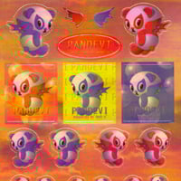 Image 2 of 'Pandevi' Holo Sticker Sheet