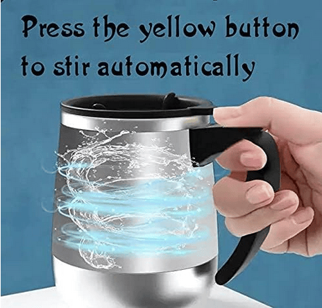 Self Stirring Mug Auto Self Mixing Stainless Steel Cup for Coffee/Tea/Hot Chocolate/Milk