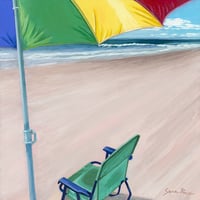 Image 1 of Umbrella on Cocoa Beach-Fine Art Print