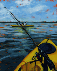 Image 1 of Fishing on the Indian River-Fine Art Print
