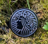 Image of Black Metal Elder Mother pin 