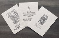 Image of Hyldyr Greeting Card Set (3x, Wildflower Seed, USA-Made, Envelopes)