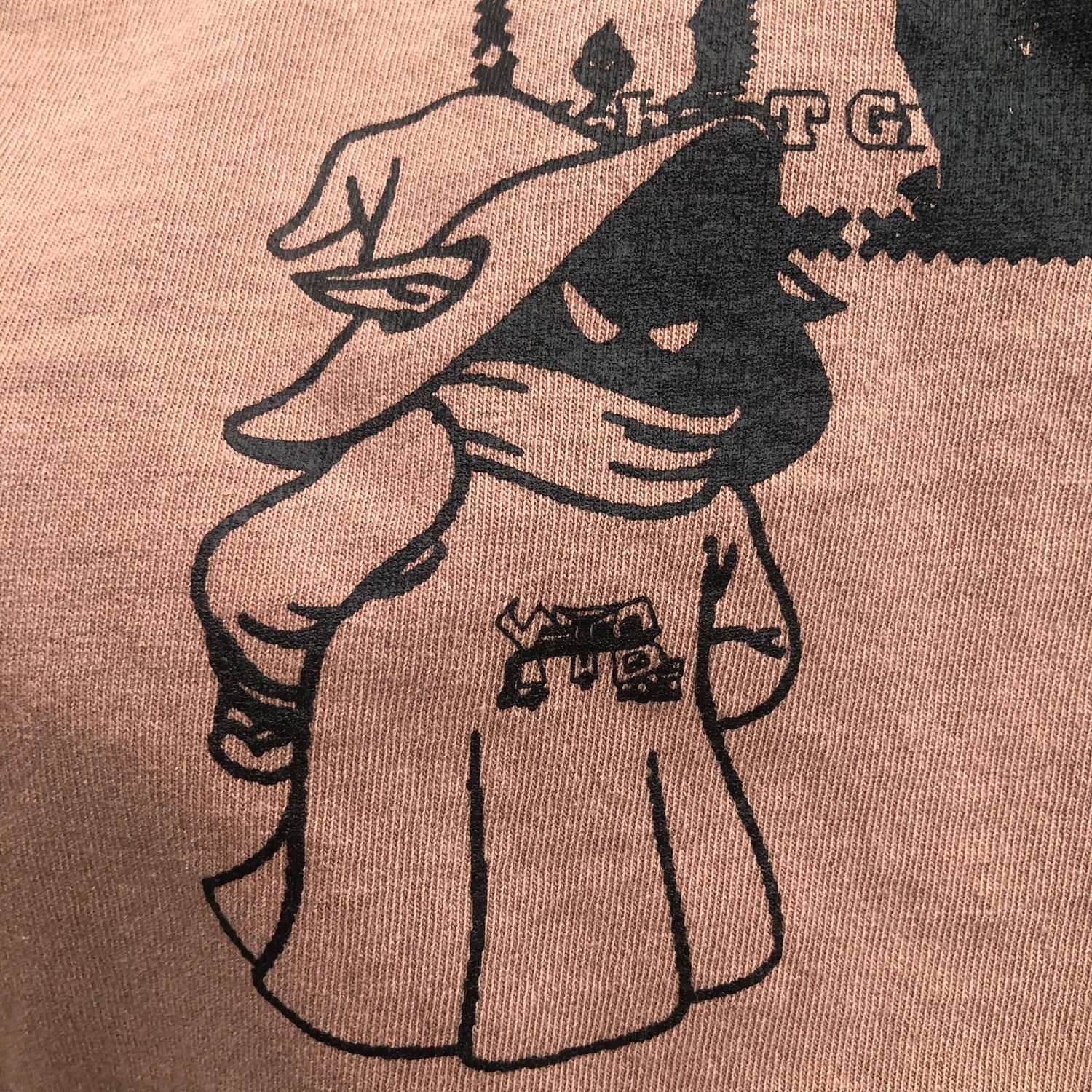Image of Whole Lotta Wickery t-shirt (6.5oz, patchouli)