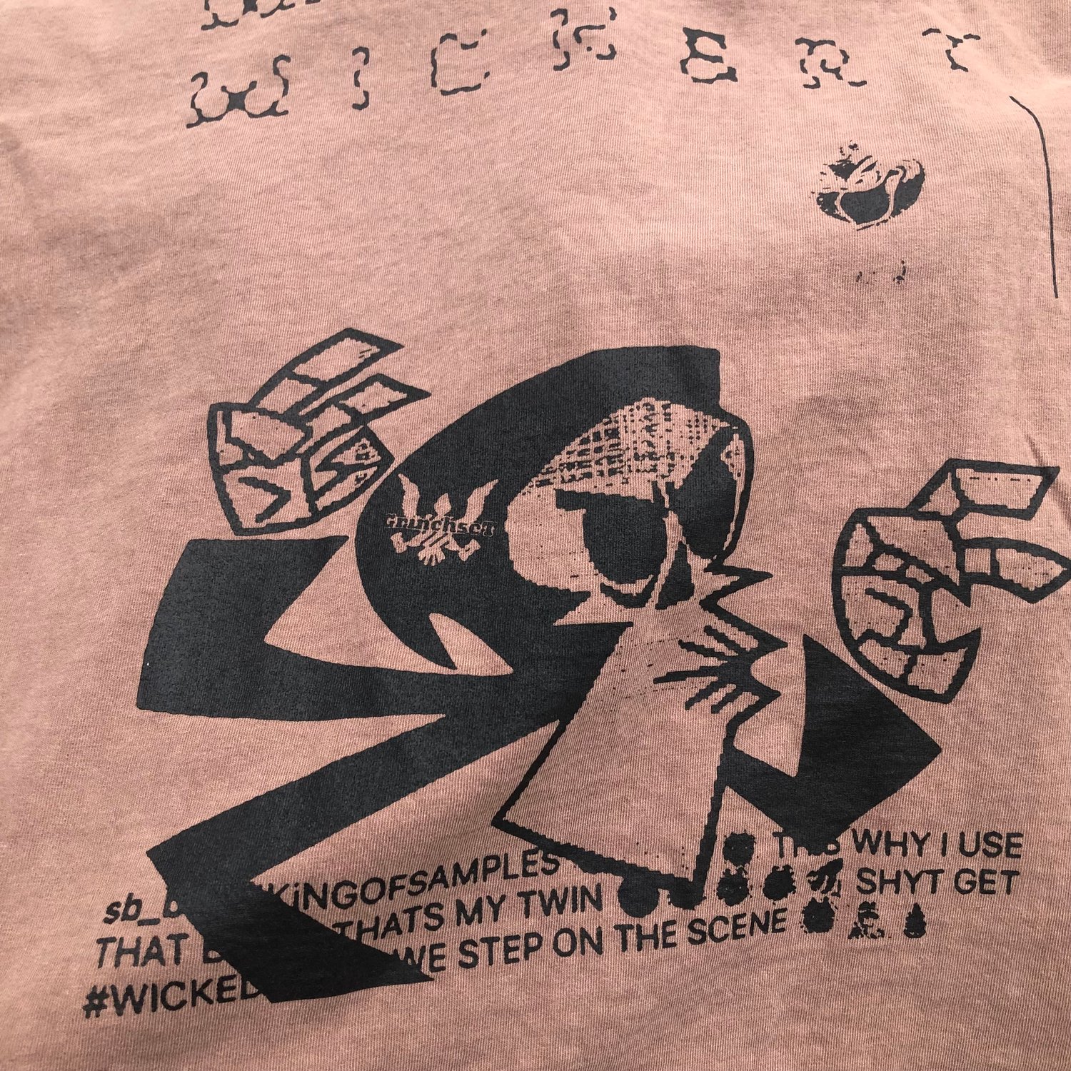 Image of Whole Lotta Wickery t-shirt (6.5oz, patchouli)