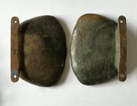 Image 3 of Pair of Large Bronze Door Handles in the Shape of Seashells