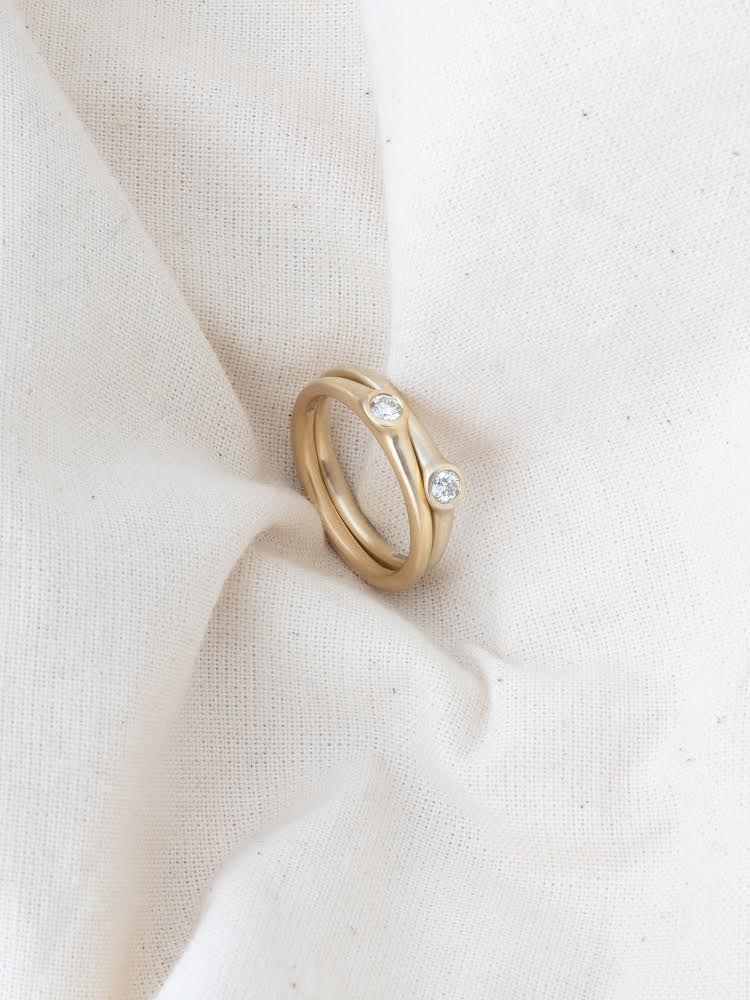 Image of ocean diamond ring