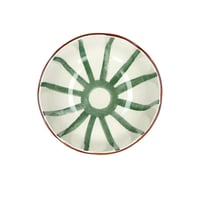 Image 1 of Grand bol en porcelaine vert