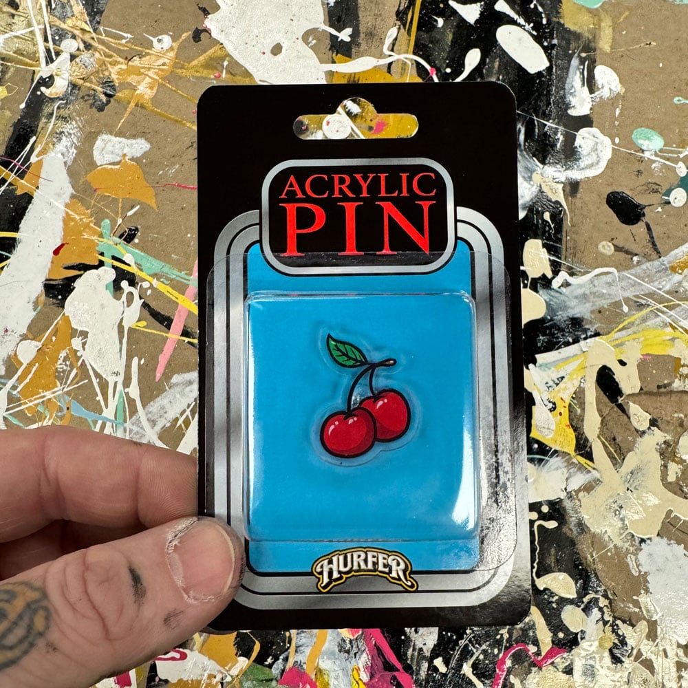 Cherries- Acrylic Pin