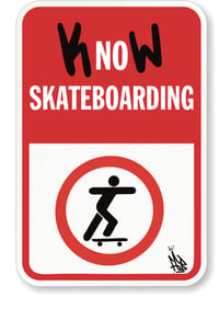 Know Skateboarding Sticker (5 Pack)